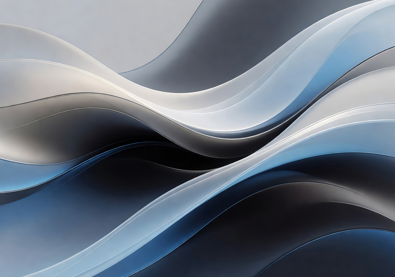 Abstract modern flowing lines representing smooth UI